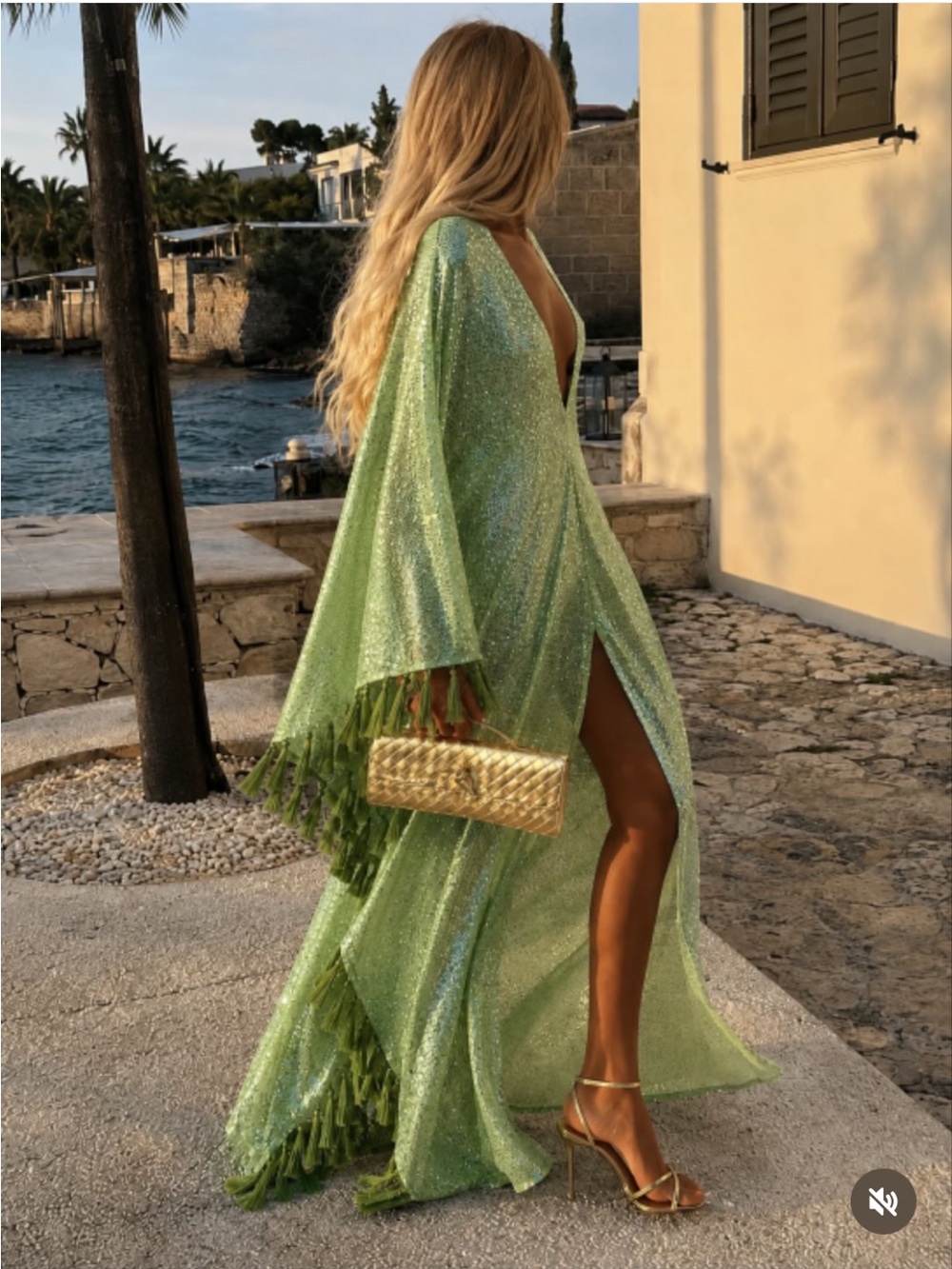 Taller Marmo Absolutely OOO Kaftan – Mint Green